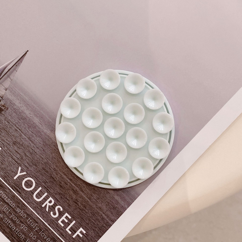 Magnetska držač za telefon od silikona, kružna vakuumska podloga, zidni držač za kupaonicu i kuhinju