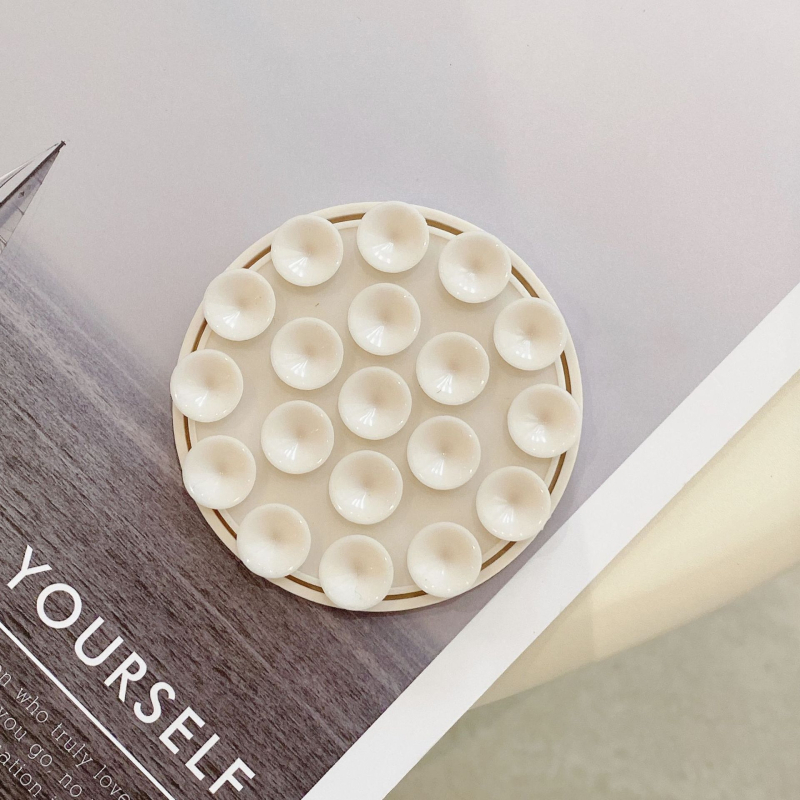 Magnetska držač za telefon od silikona, kružna vakuumska podloga, zidni držač za kupaonicu i kuhinju