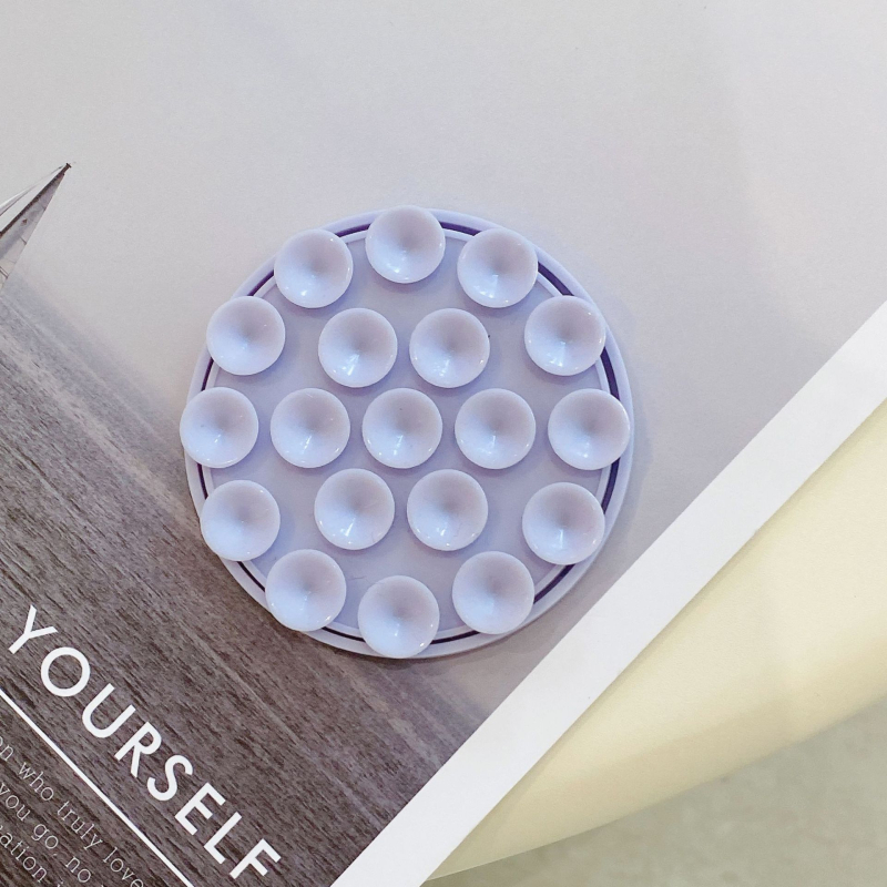 Magnetska držač za telefon od silikona, kružna vakuumska podloga, zidni držač za kupaonicu i kuhinju