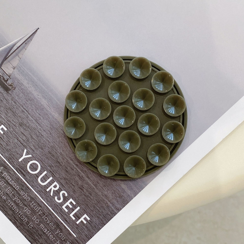 Magnetska držač za telefon od silikona, kružna vakuumska podloga, zidni držač za kupaonicu i kuhinju