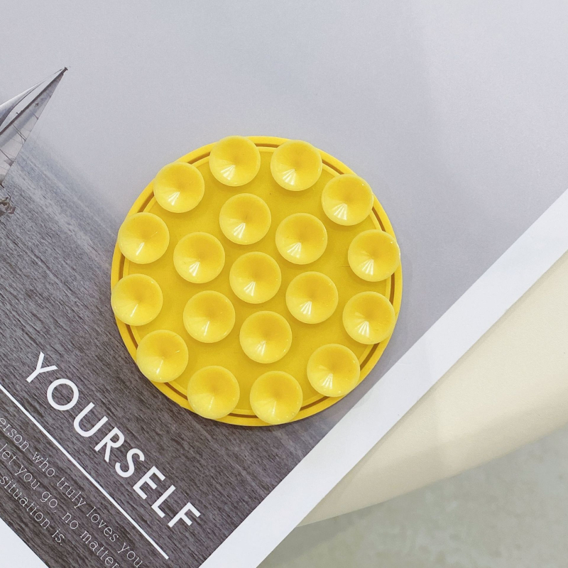 Magnetska držač za telefon od silikona, kružna vakuumska podloga, zidni držač za kupaonicu i kuhinju