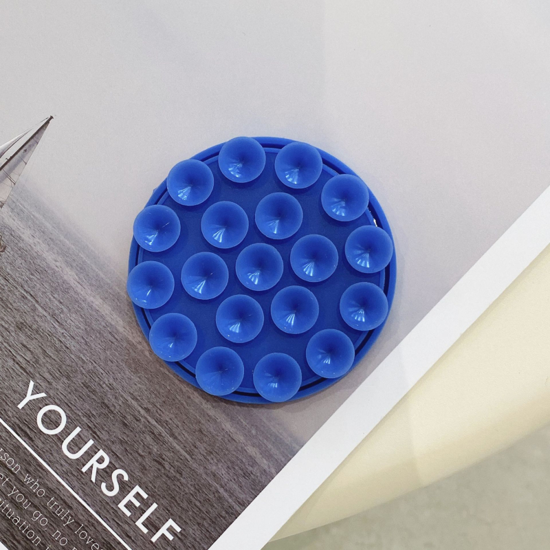 Magnetska držač za telefon od silikona, kružna vakuumska podloga, zidni držač za kupaonicu i kuhinju