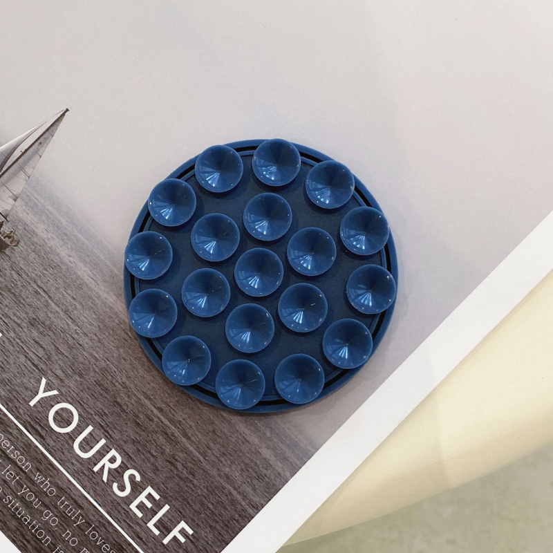 Magnetska držač za telefon od silikona, kružna vakuumska podloga, zidni držač za kupaonicu i kuhinju