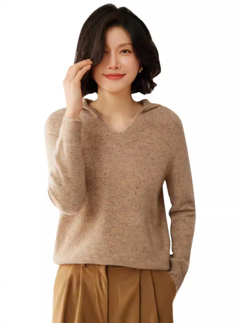 Sieviešu vilnas kapucējs džemperis, Mercerized vilna 95%+, garas piedurknes, regulāra piegrieziena