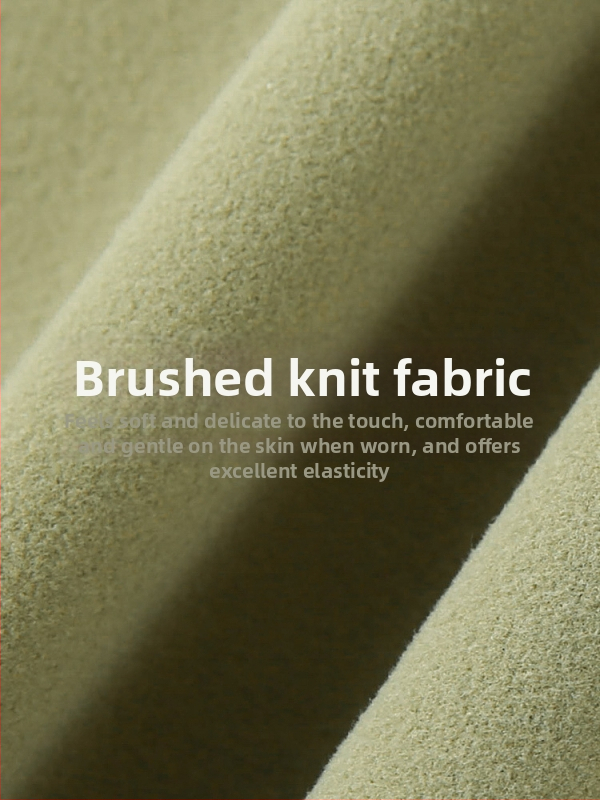 Кардиган от полиестерен флийс, кръгло деколте, дълги ръкави, цип, тънка кройка (Зима 2025) - Елегантен градски стил