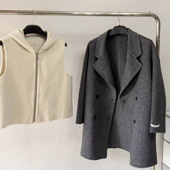 Γυναικείο παλτό Chenille, κοντό χαλαρό μήκος, μίγμα Spandex, ιαπωνικό/κορεατικό casual στυλ, γιακά σακάκι, μήκος 40–50 cm