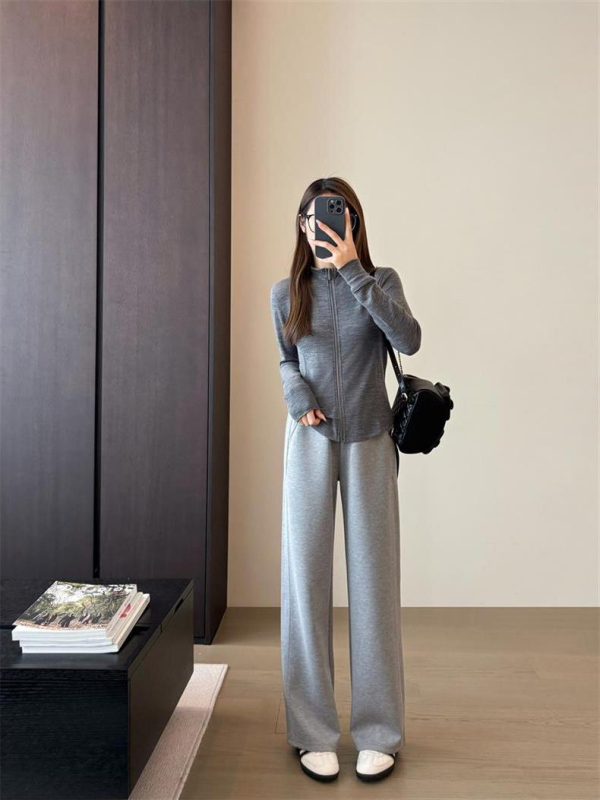 Ženske hlače od modalnog materijala, široke nogavice, elastični pojas, tanki materijal, ljeto 2025