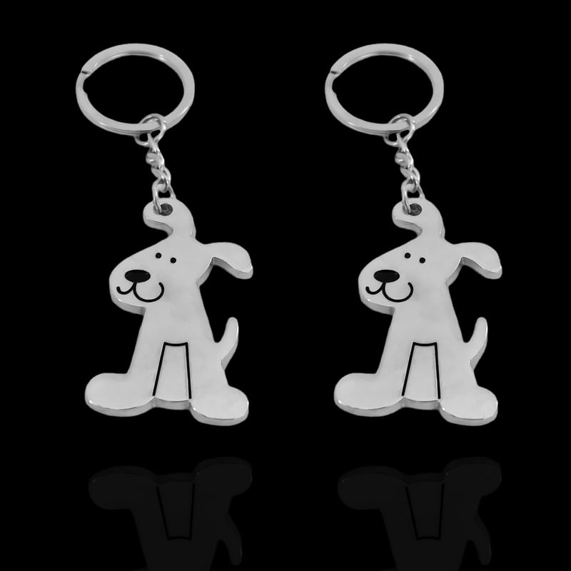 Loominguline võtmehoidja koomiksikilpkonna ja graveeringuga kaisukaruga, peen kingitus koerale