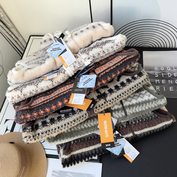 Jakarda divpusējā vilnas fleece veste ar rāvējslēdzēju, augsts apkaklis, režģa raksts, blīvs siltuma slānis