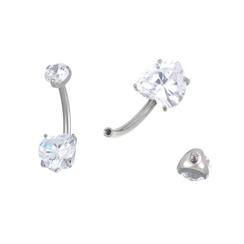 G23 titāna sakausējuma nabass gredzens, ģeometrisks dizains, unisex titāna juvelierizstrādājums