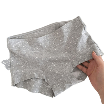 Boxeri femei din bumbac, antibacterieni, respirabili, uscare rapidă, imprimeu floral