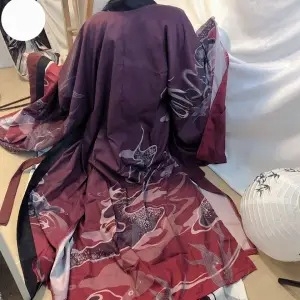Hanfu - Wei Jin stil, unisex kostim do struka, poliester, printanje i bojanje
