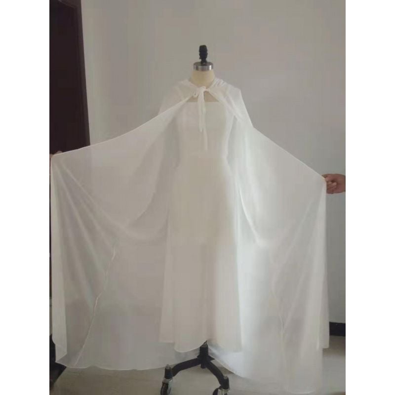 Duga šifonska Hanfu ogrtač s vezivanjem – retro kazališni kostim za žene