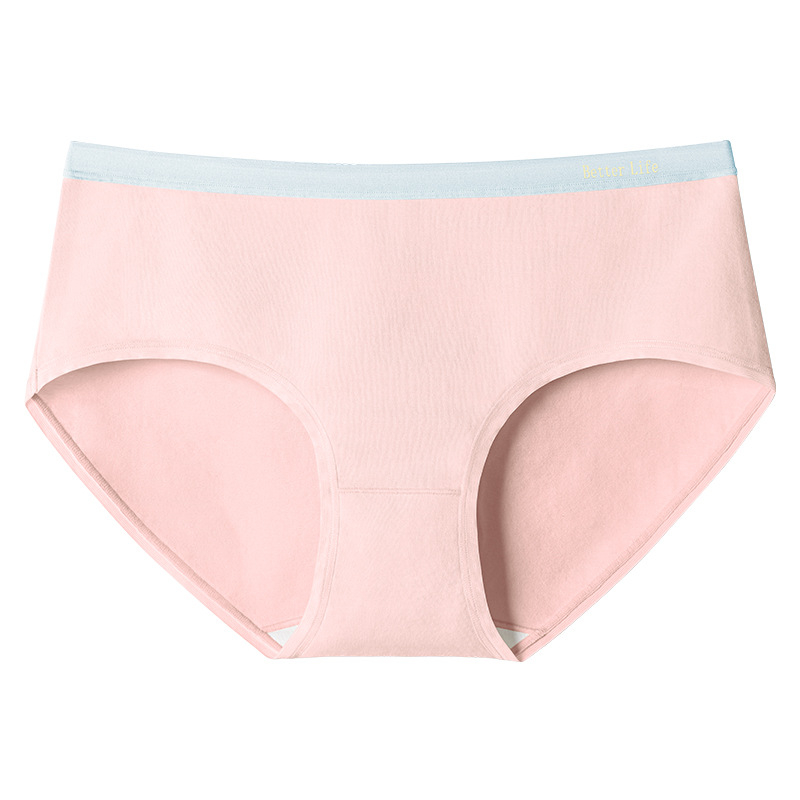 Ženske gaćice od pamuka sa srednjim strukom, antibakterijske, prozračne (100% pamuk u intimnoj zoni)