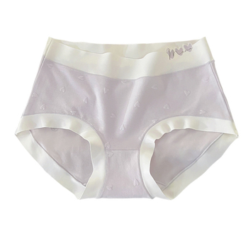 Ženske gaćice od najlona s pamukom u preponi, srednji pojas, jednofarbni uzorak, pleteni materijal, pređa 31-40D
