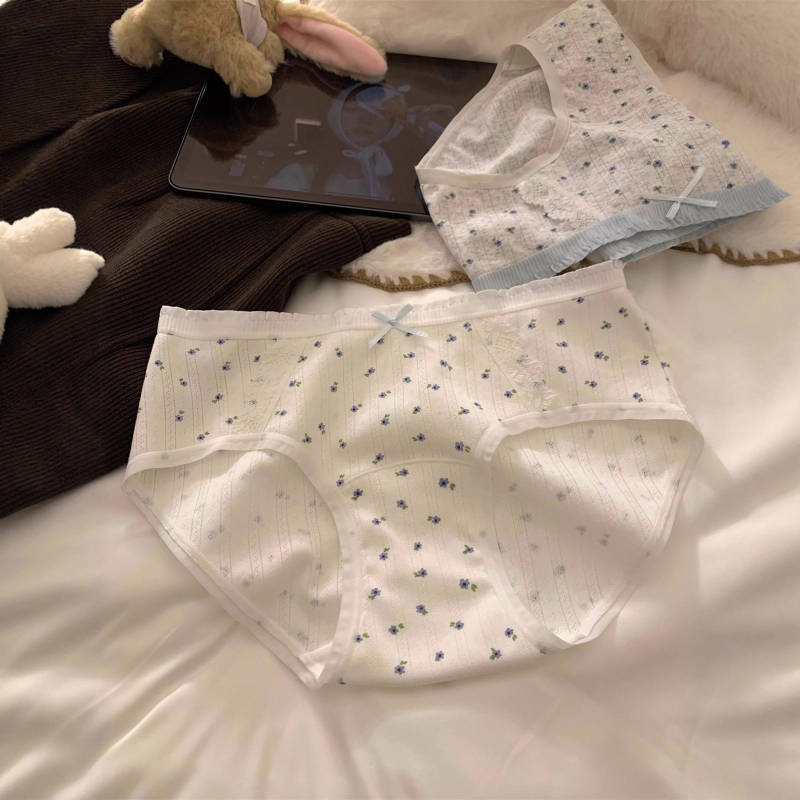 Ženske pamuk gaćice | Antibakterijske, Prozračne, Brzo suše | Srednji pojas, 40-count pamuk tkanina, Podstava 100% pamuk