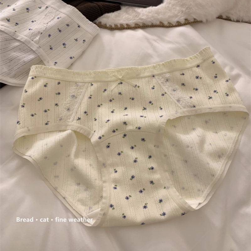 Ženske pamuk gaćice | Antibakterijske, Prozračne, Brzo suše | Srednji pojas, 40-count pamuk tkanina, Podstava 100% pamuk