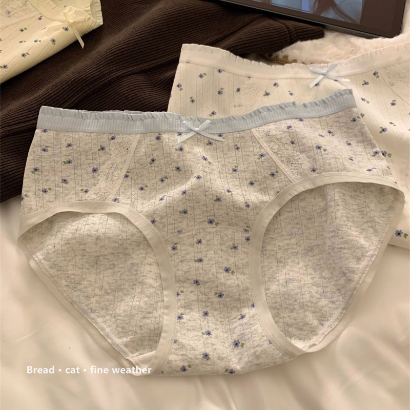 Ženske pamuk gaćice | Antibakterijske, Prozračne, Brzo suše | Srednji pojas, 40-count pamuk tkanina, Podstava 100% pamuk
