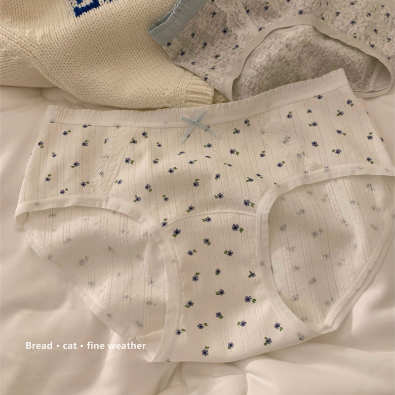 Ženske pamuk gaćice | Antibakterijske, Prozračne, Brzo suše | Srednji pojas, 40-count pamuk tkanina, Podstava 100% pamuk
