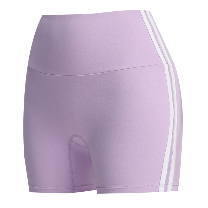 Ženski šorc za vježbanje s dužinom tri četvrtine, brzo se suši, za jogu i fitness; sastav 80% najlona, 20% spandeks; jednostrani spandeks