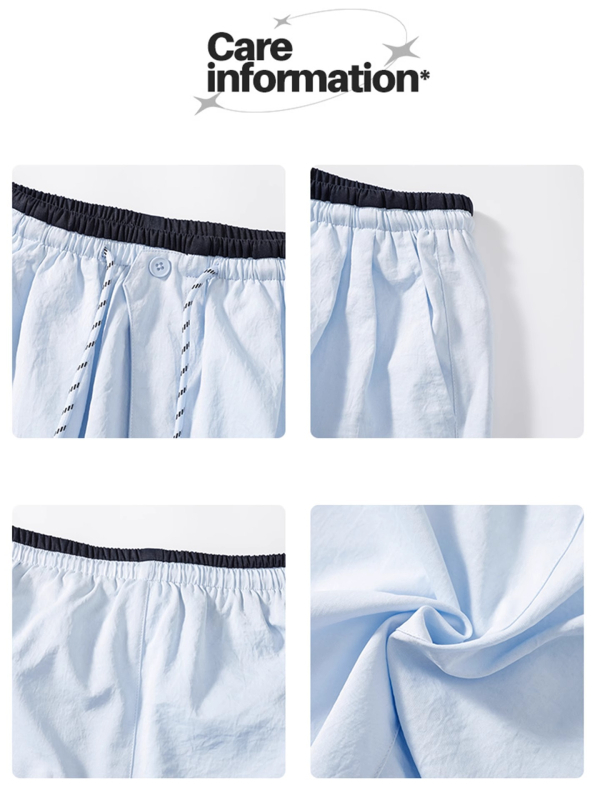 Woodpecker ženske sportske šorcice, Dopamine, ljeto 2025, poliester (95%+), Ice Silk brzo sušeći materijal, cargo casual stil, srednji pojas, pet duljina