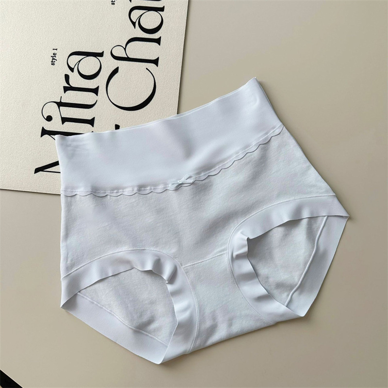 Ženske gaćice visokog pojasa od pamuka, antibakterijska podstava u preponama, kontrola trbuha, nježna prema koži