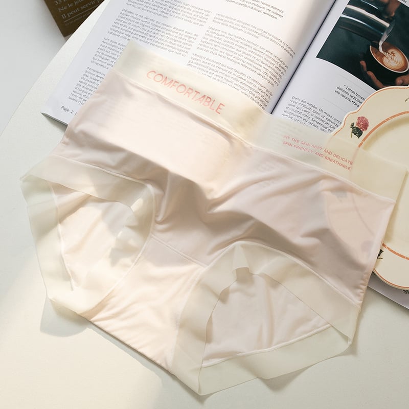 Ice Silk žensko donje rublje, srednji struk, bez tragova, prozračno, brzo suši
