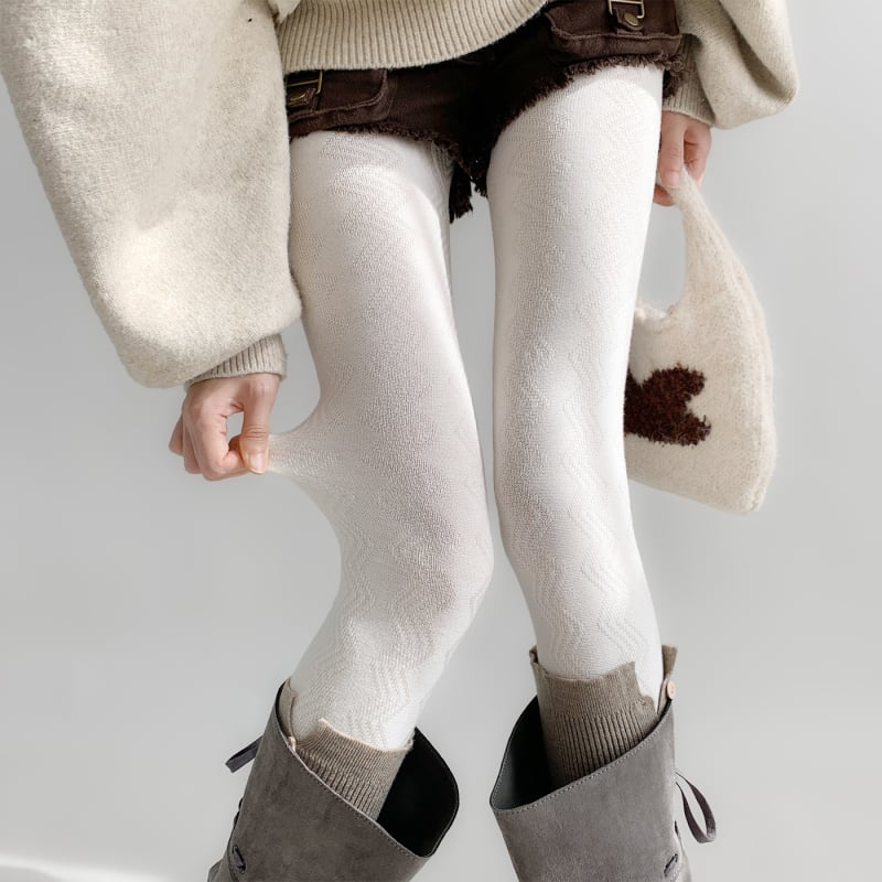 Ženske hulahopke od vune, debele, valoviti žakard uzorak, oblikovanje, otpornost na habanje i trenje, korejski stil