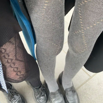 Pamukaste čarape s šupljim rombnim uzorkom, za žene, minimalistički stil, jesen-zima