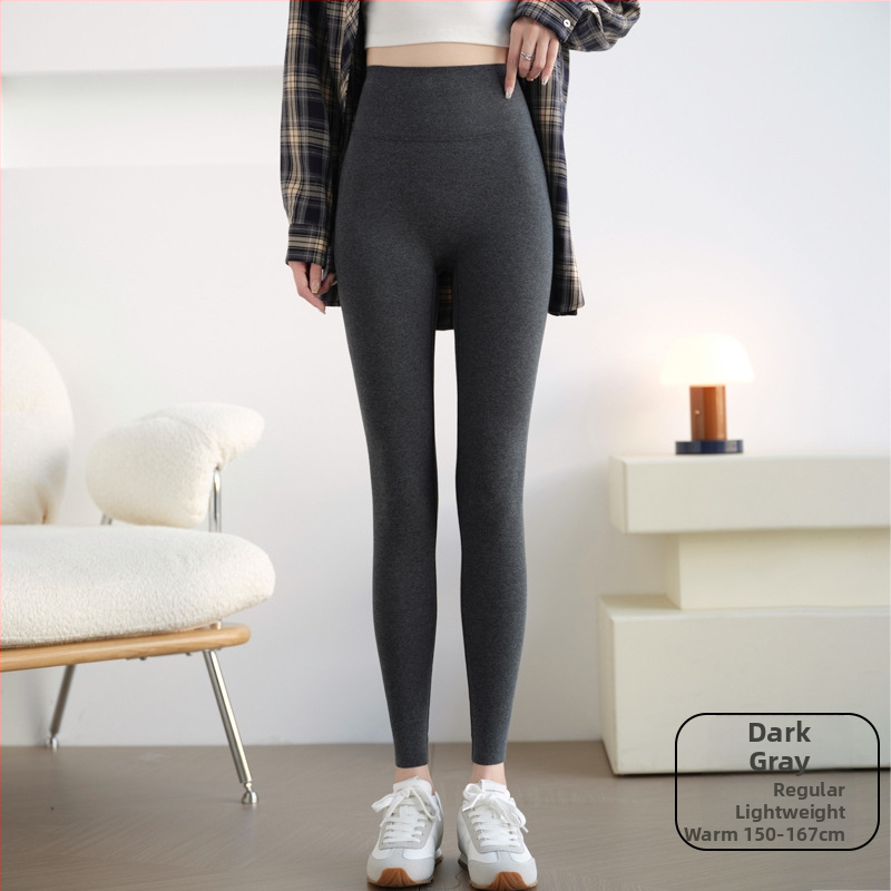 Naiste puuvillast-elastaani leggingid, 9/10 pikkus, õhukesed, kõhu tugi, tihe istuvus