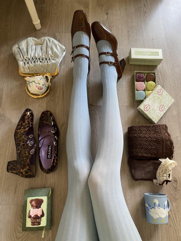 Korejskog stila čarape-pantyhose s nogama, jacquard uzorak, najlonska tkanina, 80–90% najlona, nevidljive i otporne na trenje