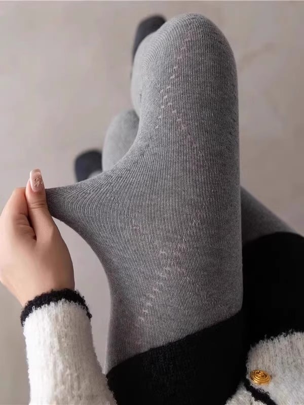 Ženske pamucne hulahopkolgotice s dijamantnim uzorkom, oblikovanje tijela, tanke, za sve sezone