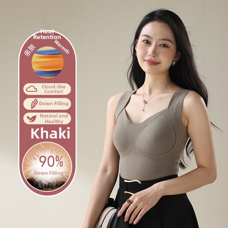 Termalna vesta s integriranim grudnim jastučićima za prsa, dvostruki sloj, kapuljača, velur podstava, debljina 201-250 g/m²