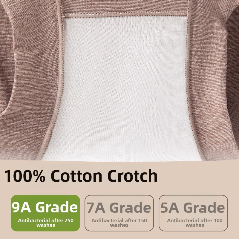 Ženske gaćice visokog pojasa od 90–95% pamuka, antibakterijske, s pamukom podstavom u preponama