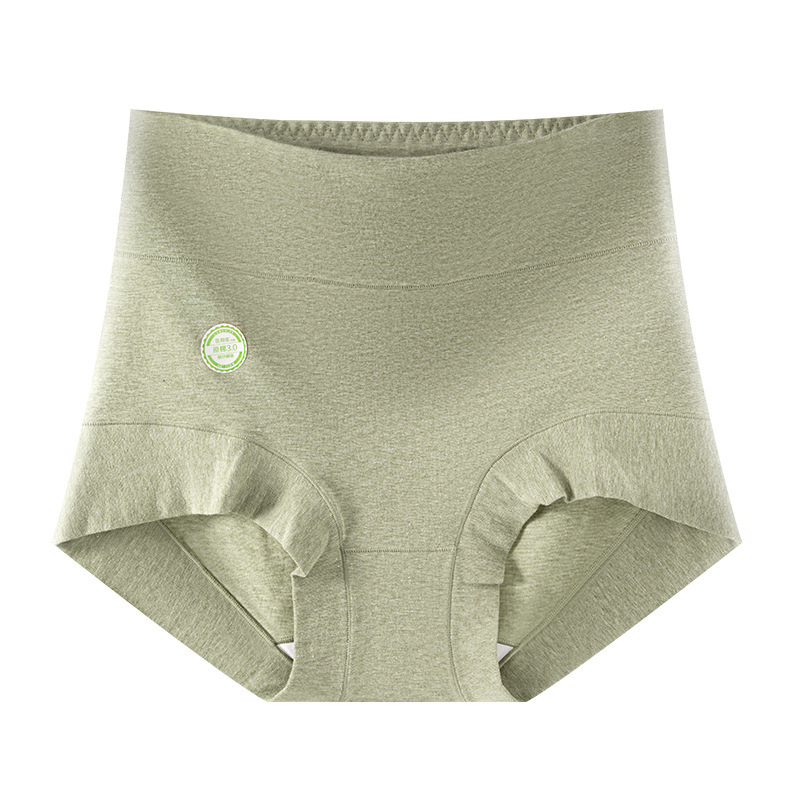 Ženske gaćice visokog pojasa od 90–95% pamuka, antibakterijske, s pamukom podstavom u preponama