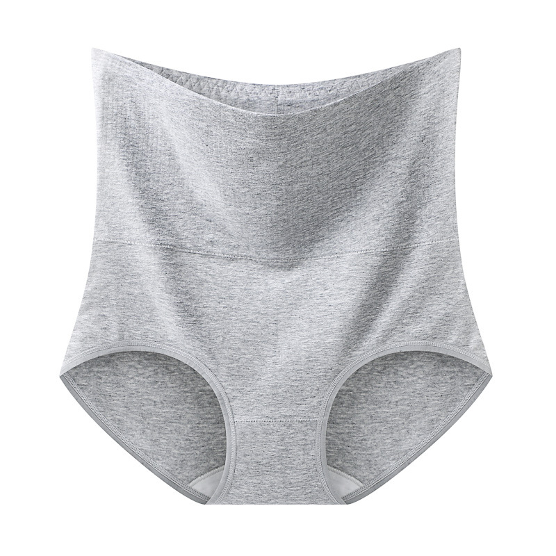 Ženske pamučne gaćice s visokim strukom – kontrola trbuha, podizanje stražnjice, prozračnost, oblikovanje tijela, 95–100% pamuka