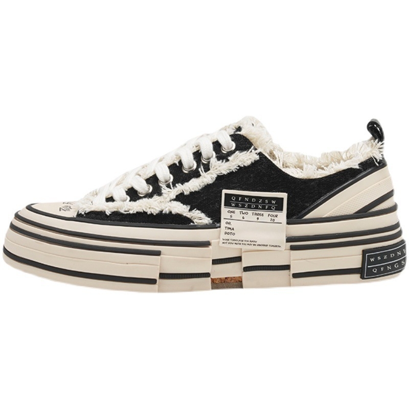 Unisex platnene tenisice, srednja visina 3–7 cm, vulkanizirana gumena potplata, casual tenisice