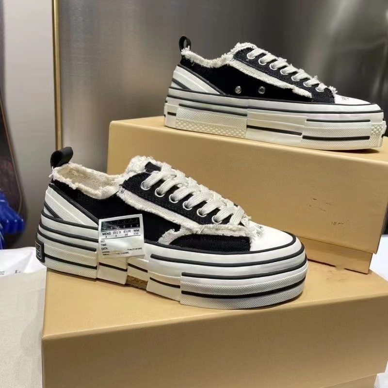 Unisex platnene tenisice, srednja visina 3–7 cm, vulkanizirana gumena potplata, casual tenisice