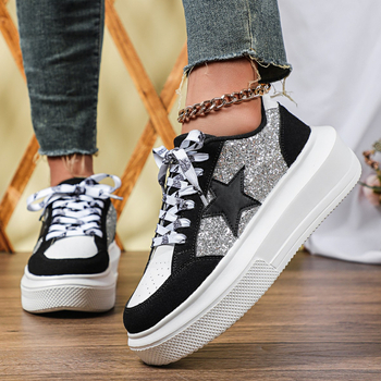 Vastag talpú platform cipő, uniszex, lace-up, EVA talp, hálós belsővel