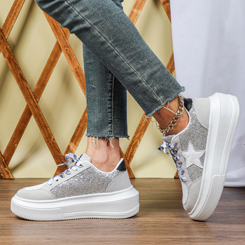 Vastag talpú platform cipő, uniszex, lace-up, EVA talp, hálós belsővel