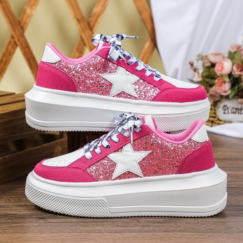 Vastag talpú platform cipő, uniszex, lace-up, EVA talp, hálós belsővel