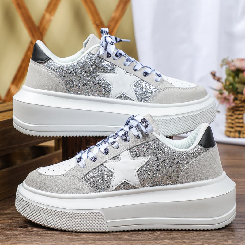 Vastag talpú platform cipő, uniszex, lace-up, EVA talp, hálós belsővel