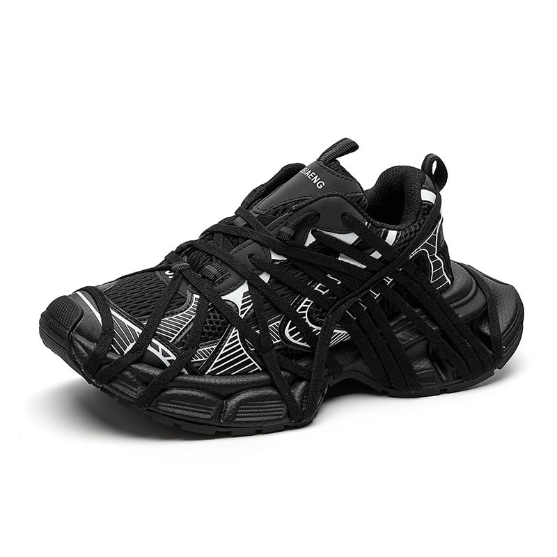 Uniszex dad shoes magasságot növelő 3–5 cm vastag talp, felsőrész szintetikus bőr, gumitalp, alacsony felső rész