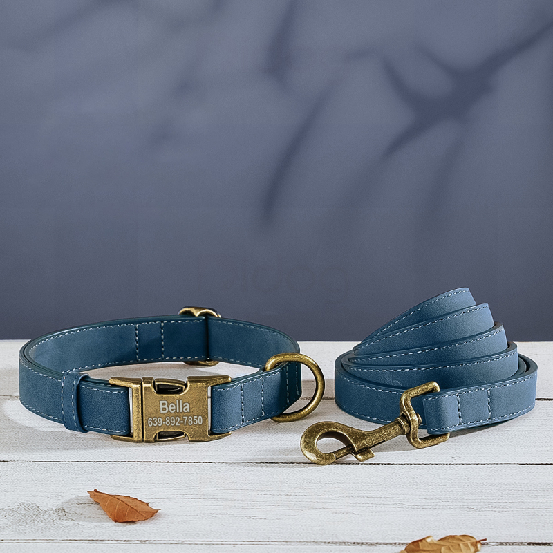 Gravirana ogrlica za pse sa zaštitom od gubitka – Univerzalni stil, Uzorak 69850, Materijal: svilen cvijet