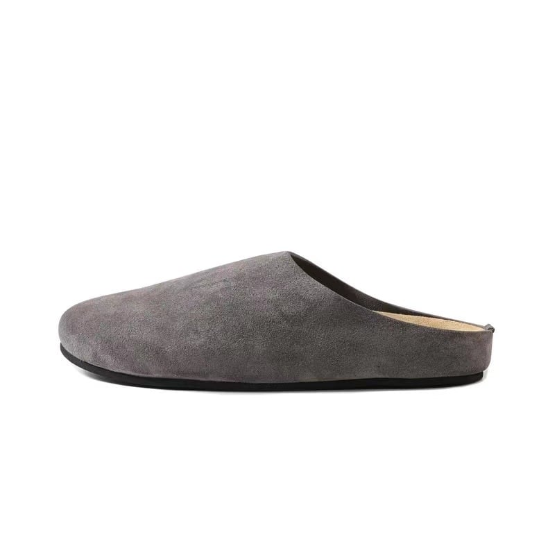 Unisex šlepetės Birkenstock stiliaus, PU viršus, apvalios pirštų formos, slip-on, dirbtinės odos įdaila, guminis padas