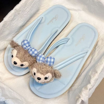 Ženske japanke Shirley Rose s debelom sole PVC, ljetne sandale s crtanim motivom