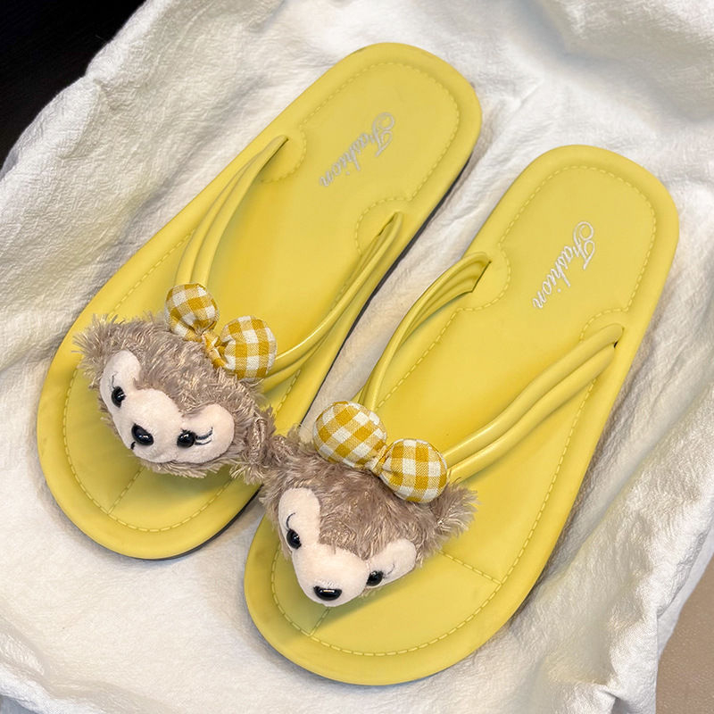 Ženske japanke Shirley Rose s debelom sole PVC, ljetne sandale s crtanim motivom