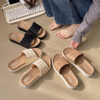 Sieviešu sandales vasarai 2025 ar paaugstinātu platformu, mīksta zole, retro stils, PVC augšējā daļa un PVC zole, iekšējais materiāls: super šķiedra