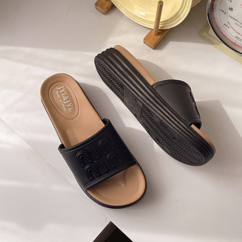 Sieviešu sandales vasarai 2025 ar paaugstinātu platformu, mīksta zole, retro stils, PVC augšējā daļa un PVC zole, iekšējais materiāls: super šķiedra