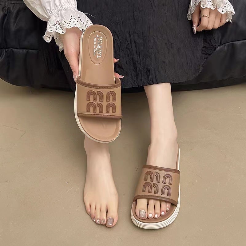 Sieviešu sandales vasarai 2025 ar paaugstinātu platformu, mīksta zole, retro stils, PVC augšējā daļa un PVC zole, iekšējais materiāls: super šķiedra